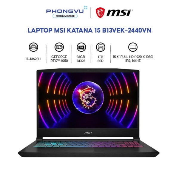 vn-11134207-81ztc-mo9f2bqxy9zff8 Laptop Gaming MSI Katana 15 B13VEK-2440VN (Đen)